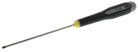 BE-8220 Bahco Slotted  Screwdriver, 3 x 0.5 mm Tip, 125 mm Blade, 247 mm Overall