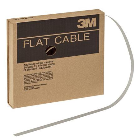 3756-50 3M 3756 Series Flat Ribbon Cable, 50-Way, 0.64mm Pitch, Unterminated to Unterminated