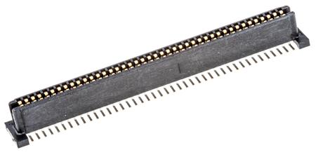 5120521-2 TE Connectivity Female Backplane Connector, Surface Mount, 84-Contacts, 1mm Pitch, Solder Termination