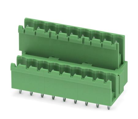 1846001 Phoenix Contact, 5.0mm Pitch, MDSTBV 2.5/ 9-G, 9 Way, Pluggable Terminal Block, Header, Solder Termination,