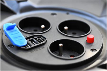 1169771150 brennenstuhl 15m 3 Socket Type E - French Cable Reel Open Reel, 230 V, IP20