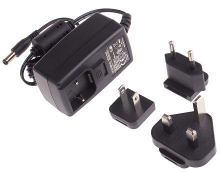 T5881ST RS Pro, 18W Plug In Power Supply 15V dc, 0 → 1.2A Level VI 1 Output,