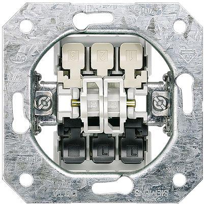 5TD2115-0KK Siemens 2 Way Rocker Switch Grid Module 10A, DELTA Series