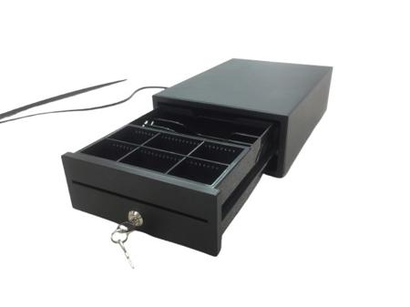 AC-CD-MINI-B Black/White Cash Box, 98 mm x 208mm x 298 mm