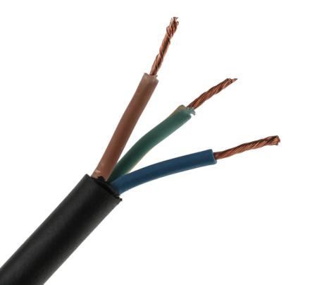 863-4014 RS Pro 3 Core 1.5 mm² Multicore Mains Power Cable, Black CPE Sheath 100m, 16 A 300 V, 500 V, TRS H05RR-F