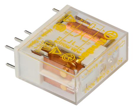 50-12-9-048-5000 Finder DPDT Non-Latching Relay PCB Mount, 48V dc Coil, 15 A