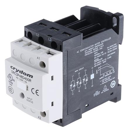 DRC3P48D400R Sensata Crydom DRC Series Solid State Relay, 4.8 A Load, DIN Rail Mount