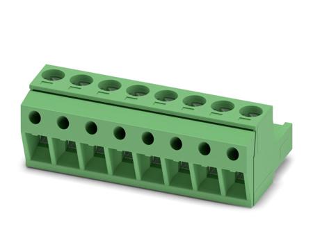 1769078 Phoenix Contact, 5.08mm Pitch, MSTBP 2.5/ 8-ST-5.08, 8 Way, Pluggable Terminal Block, Plug, Screw Termination,