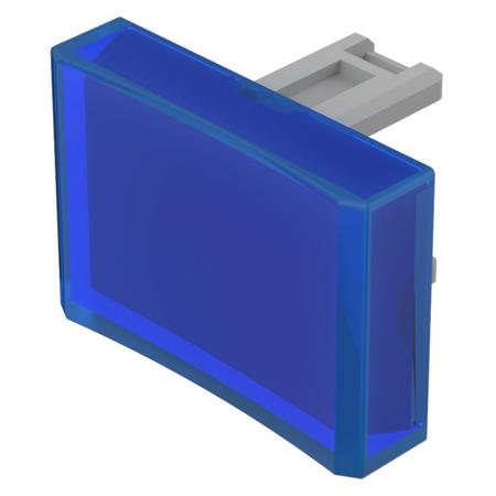 31-902.6 Indicator Lens Rectangle Style, Blue, 21.5 Long