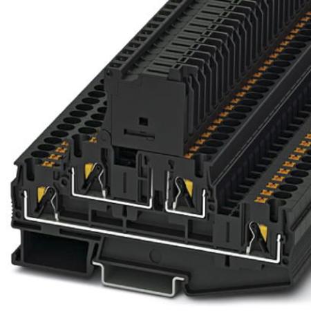 3211892 Phoenix Contact Non-Fused Terminal Block, 4 Way/Pole, 24 → 10 AWG DIN Rail, 500 V