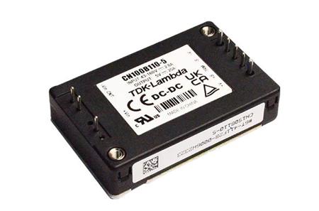 CN50B110-12 TDK-Lambda CN B110 DC-DC Converter, 12V dc/ 4.2A Output, 43 To 160 V dc Input, 50.4W, Through Hole, +100°C Max Temp