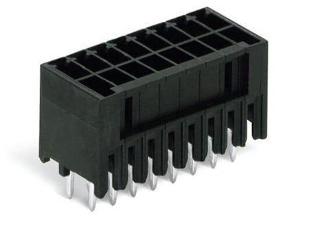 713-1408 WAGO 713 Series Straight PCB Header, 16 Contact(s), 5 mm Pitch, 2 Row