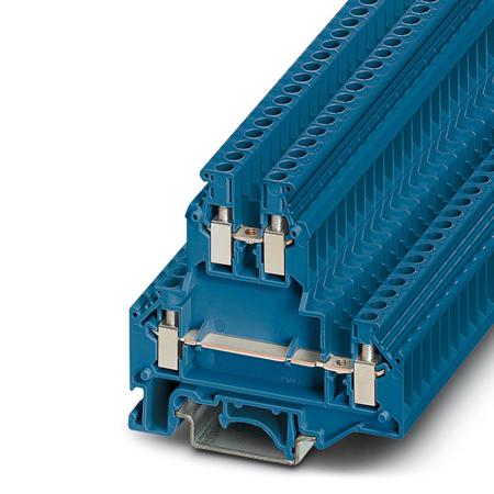3216053 Phoenix Contact  UKKB 5 BU Series Blue, 4mm², Double-Level, Screw Termination