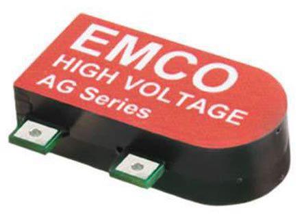 AG025P-12 XP Power AG DC-DC Converter, 250V dc/ 5mA Output, 0 → 12 V dc Input, 1W, Surface Mount, +75°C Max Temp -25°C Min