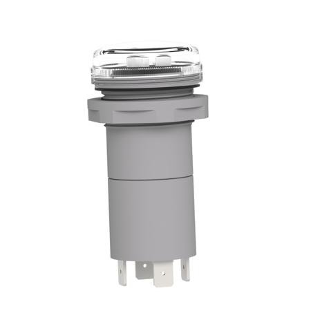 XB5EV57K4 Schneider Electric, Harmony, Panel Mount Green, Red, Yellow LED Pilot Light, 30mm Cutout, IP67, Round, 400V