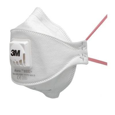 7100258913 3M 9332+ Series Disposable Respirator for General Purpose Protection, FFP1, FFP2, FFP3, Moulded