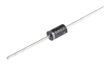 1N5822RLG onsemi 40 V 3 A Diode Schottky 2-Pin DO-201AD