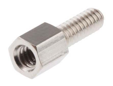 09660009972 HARTING, D-Sub Series Female Screw Lock For Use With D-sub Screw Lock UNC/UNC, Press-In Connectors with