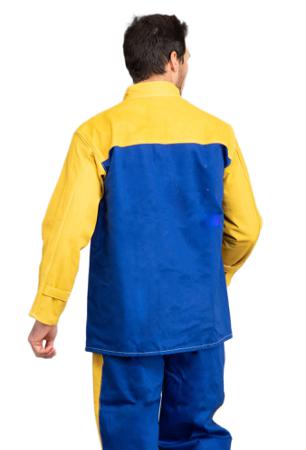 E2251-100XL EDC PROTECTION E2251 Yellow, Fire Retardant, Water Resistant Jacket, XL