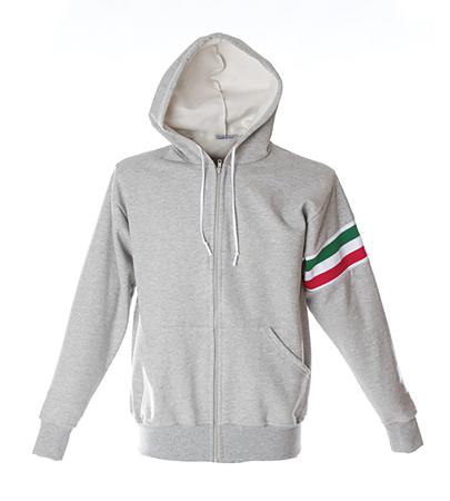 988271-L-MELANGE JRC 988271 Light Grey 100% Cotton Sweat Shirt L