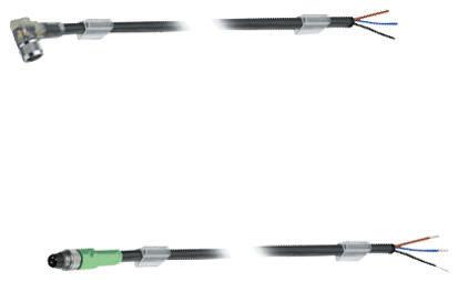 1681839 Phoenix Contact Male 4 way M8 to 4 way Free End Sensor Actuator Cable, 5 m