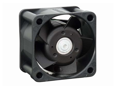 414J ebm-papst 400 Series Axial Fan, 24 V dc, DC Operation, 19m³/h, 2.3W, 100mA Max, IP20, 40 x 40 x 25mm