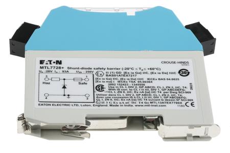 MTL7728--RS Eaton 1 Channel Zener Barrier, Intrinsic Safety Barrier, Digital Output, ATEX