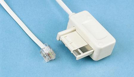 CT1136401I Decelect Male RJ11 to Male Telephone Extension Cable, 3m