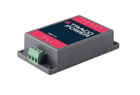 TMDC 20-2418 TRACOPOWER TMDC 20 DC-DC Converter, 48V dc/ 420mA Output, 9 → 36 V dc Input, 20W, Chassis Mount, +90°C Max Temp