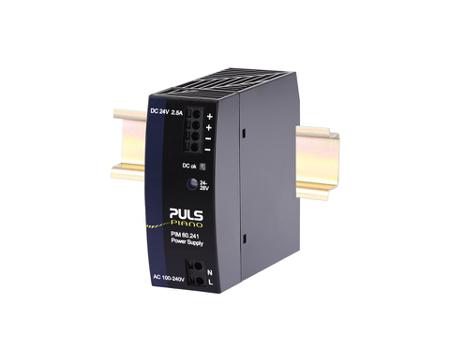 PIM60-241 PULS PIM60 DIN Rail Power Supply, 240V ac Input, 24V dc Output, 2.5A Output, 60W