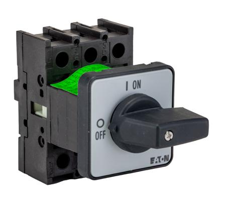 079065 P1-32/E Eaton 3 Pole Flush Mount Isolator Switch - 32A Maximum Current, IP65