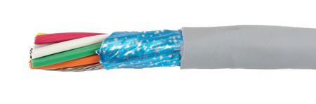 78148 SL005 Alpha Wire Ecogen Ecocable Mini Control Cable, 8 Cores, 0.61 mm² 20 AWG, Screened, 30 m, Grey Modified Polyphenylene