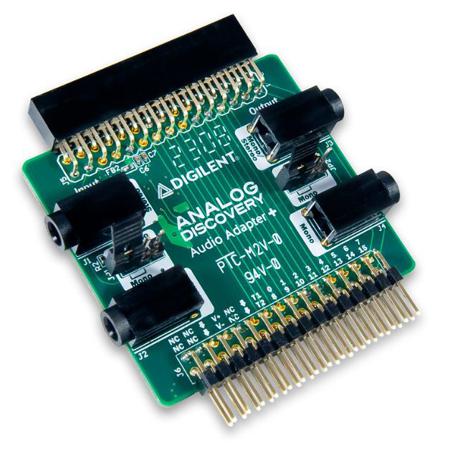 410-418 Digilent Discovery 3 Audio Adapter for Use with Oscilloscope
