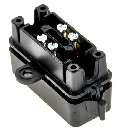 435-01650-Relilight-V2-75I1-PA66V0-SI-BK HellermannTyton Branch Joint, Indoor Wiring Duct, Outdoor Light Installation, Outdoor Wiring Duct, Straight-Through,