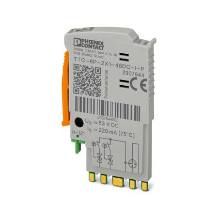 2907844 Phoenix Contact Surge Protector, DIN Rail Mount