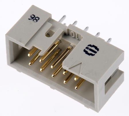 09185106324 HARTING SEK 18 Series Straight Through Hole PCB Header, 10 Contact(s), 2.54 mm Pitch, 2 Row, Shrouded