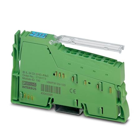 2700173 Phoenix Contact IB IL 24 DI8/HD-PAC Series Terminal for Use with I/O Systems, Digital