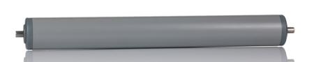 3 842 525 741 Bosch Rexroth Plastic Round Conveyor Roller 40mm Dia. x 325mm L, 150N Load Capacity Zinc Plated Steel, 8mm Spindle,