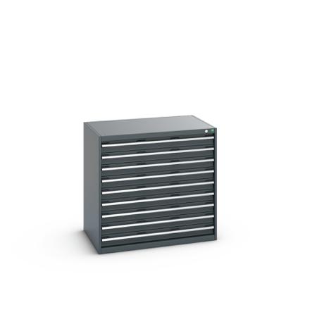 40029027-77V Bott 9 Cabinet, Steel, 1000mm x 750mm x 1050mm, Grey