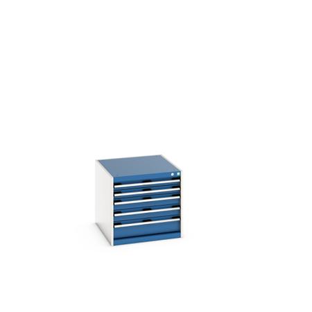40027102-11V Bott 5 Cabinet, Steel, 600mm x 750mm x 650mm, Blue