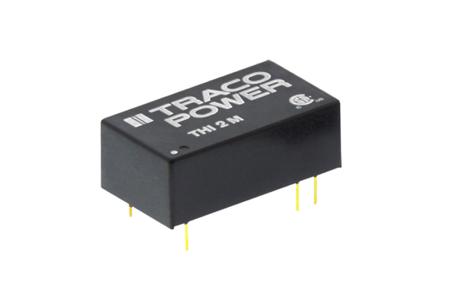 THI-2-2413M TRACOPOWER Through Hole 2W Isolated DC-DC Converter, Vin 21.6 → 26.4 V dc, I/O isolation 4kV, Vout 15V dc