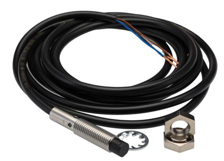 E2B-S08KN04-WP-B2-2M Omron, M8, PNP Inductive Sensor 27mm Length, 12 → 24 V dc supply voltage , IP67 Rating