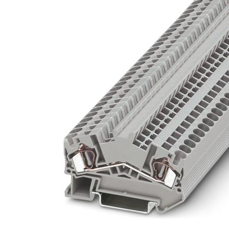 3036424 Phoenix Contact  STS 4 Series Grey, Single-Level, Spring Clamp Termination