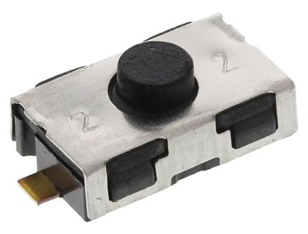 KSR222G LFS C & K IP50 Button Tactile Switch, SPST 50 mA @ 32 V dc 0.8mm