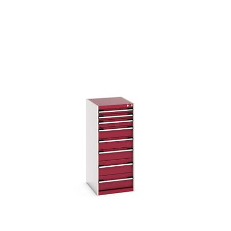 40018069-24V Bott 8 Cabinet, Steel, 1200mm x 650mm x 525mm, Red