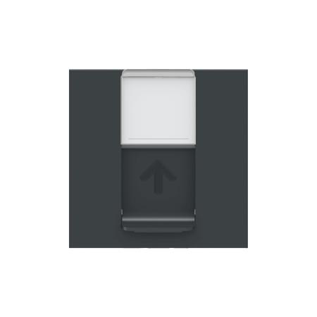NU341754 Schneider Electric Anthracite, 1 Gang, New Unica