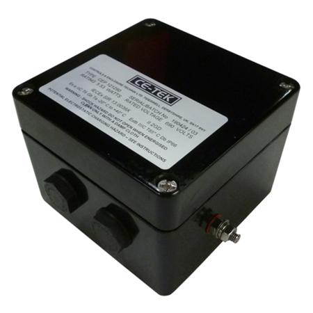 CEP121290PI CE-TEK CEP Series Black Polyester Junction Box, IP66, IECEx, 120 x 122 x 90mm