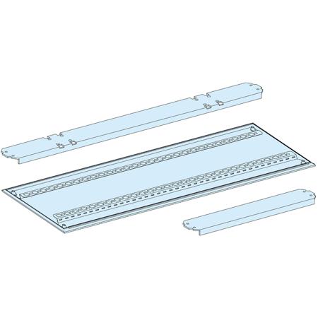 LVS08314 Schneider Electric PrismaSeT G Series RAL 9001 White Blank Panel, 850mm H, 260mm D