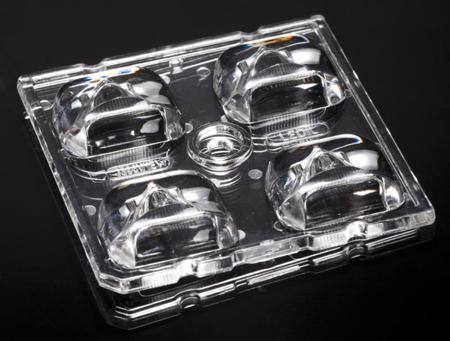 C13299_STRADA-2X2-ME Ledil , Strada-Module Series 4-Way LED Lens, Square Beam