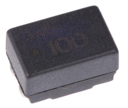 744226 Wurth WE-SL2 Series - Wire-wound SMD Inductor with a Ferrite Core, 10 μH ±30% Dual 1.6A Idc
